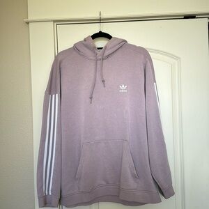 Pastel Purple Oversized Adidas sweatshirt